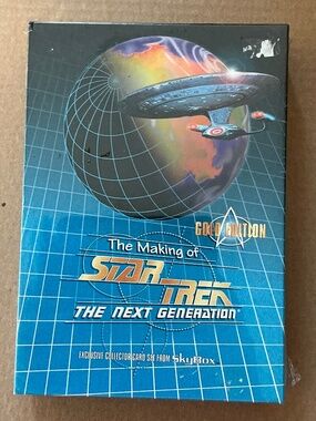 Star Trek TNG Making Of Gold Edition SkyBox Card Set 1994 Sealed Pin #8193